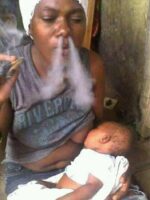 Sapele’s Female Druggies and their Babies